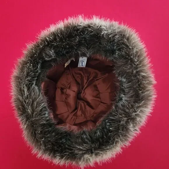 Everitt Cossack Hat Faux Fur Woman's Vintage Winter - Picture 6 of 9